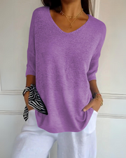 CELIA - BREATHABLE COTTON BLOUSE