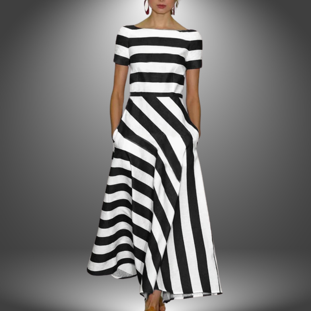 Delora | Light & Fluid Stripe Dress
