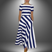 Delora | Light & Fluid Stripe Dress