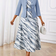 Amelie Lane | Printed Belted Two-Piece Set