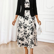 Amelie Lane | Printed Belted Two-Piece Set