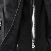 NORE | Mode leather jacket with hood