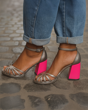Ustira - Wide Heel Sandals