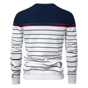 Men's Sweater with Stripe Design
