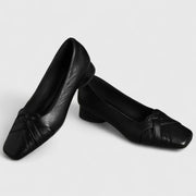 Tracey – Elegant Braided Low Heel Pumps