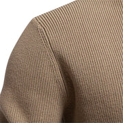 Men's Sweater with Button Design