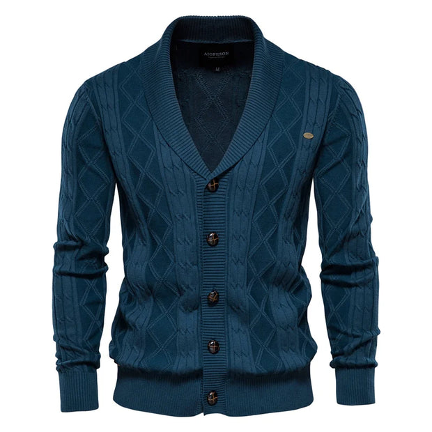 Men's Cardigan with Buttons