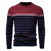 Men's Sweater with Stripe Design