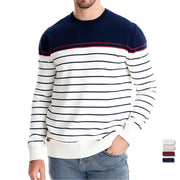 Men's Sweater with Stripe Design