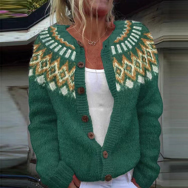 Natalia | Vintage Icelandic Cardigan