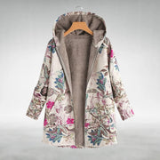 Mira™ - Elegant Floral Fleece Jacket