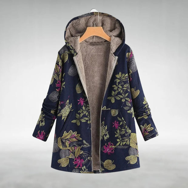 Mira™ - Elegant Floral Fleece Jacket