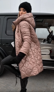 Bogna | Elegant Quilted Puffer Jacket with Hood