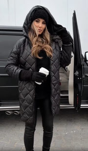 Bogna | Elegant Quilted Puffer Jacket with Hood