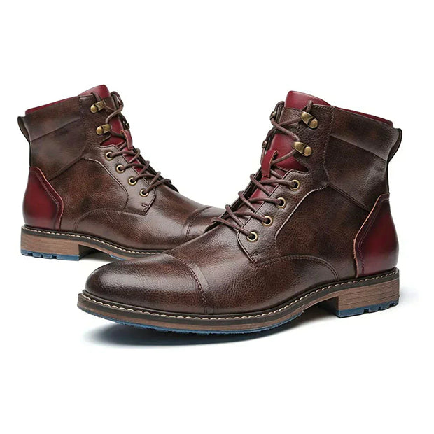 Dawson™ | Faux Leather Oxford Boots