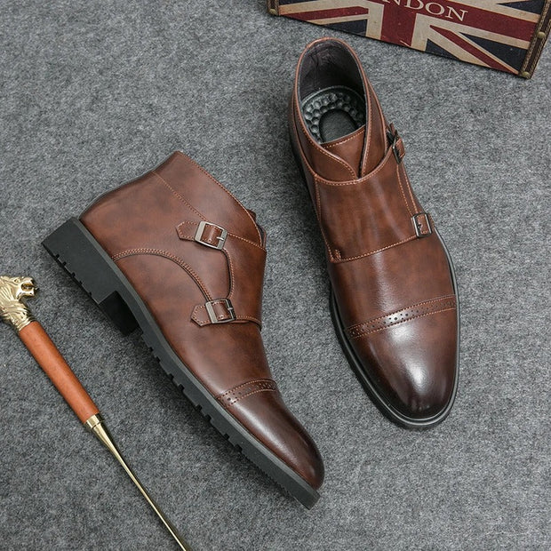 Darell | Double Monk Strap Boots