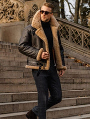 Matthew | Shearling Aviator Jacket