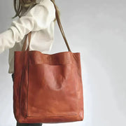 Ella™ - Classic Leather Tote