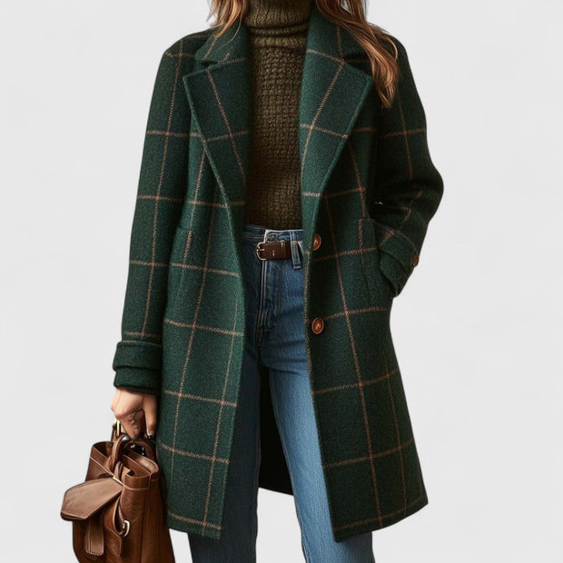 Ella – Classic Check Coat