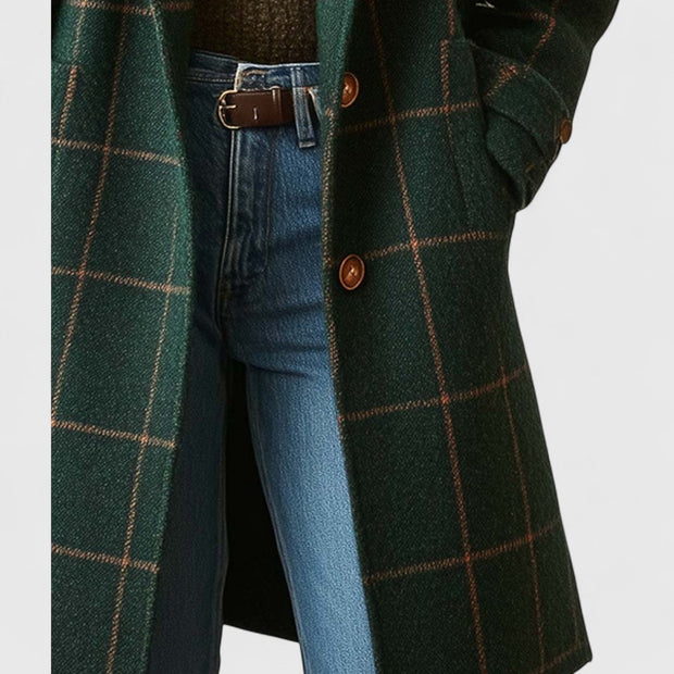 Ella – Classic Check Coat