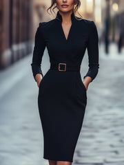 Claribel | Refined Black Dress