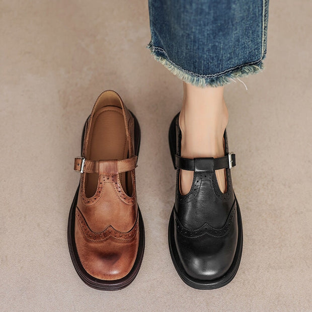 Risla | Leather Mary Jane Shoes